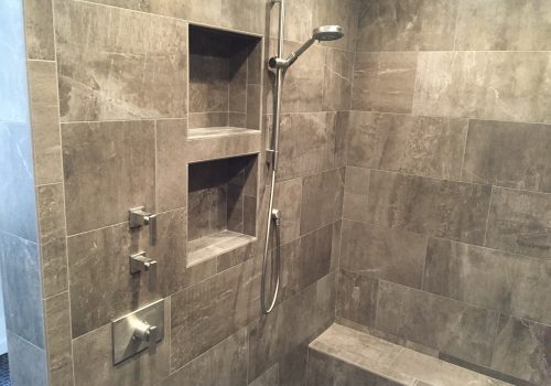 Modern Tile Shower Remodel Hauser Houses